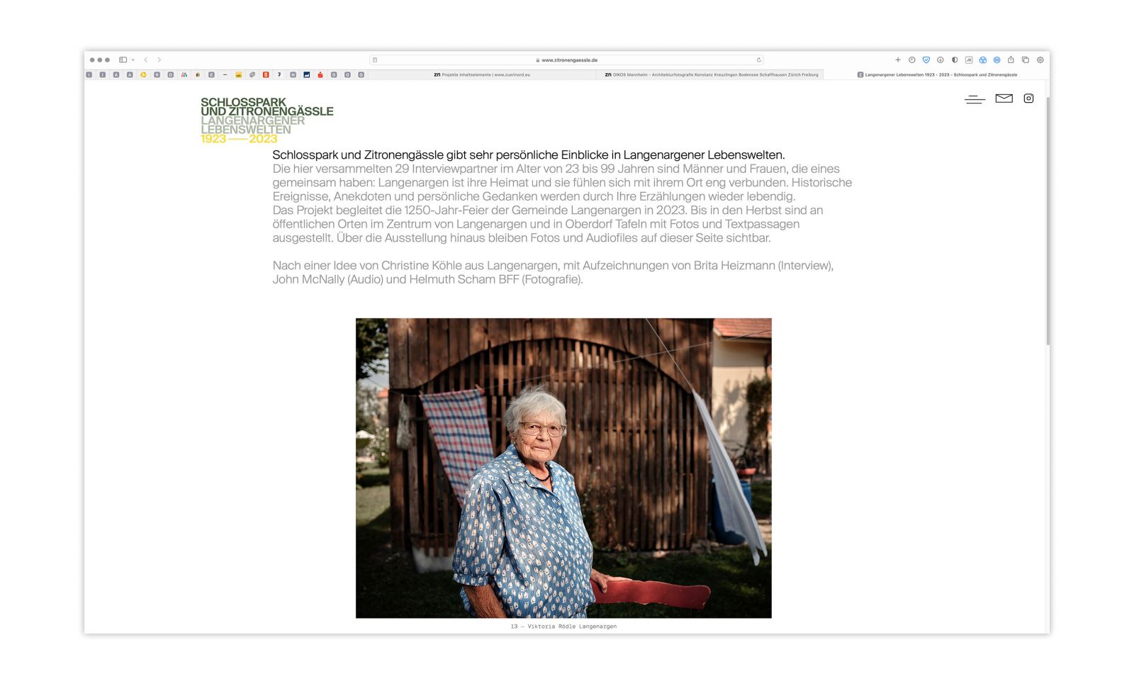 Schlosspark und Zitronengaessle | Bürgerprojekt für Langenargen am Bodensee in 2023, nach einer Idee von Christine Köhle Langenargen